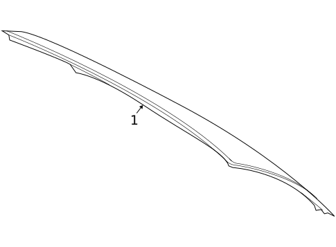Glass - Lift Gate for 2013 Volvo XC60 #0