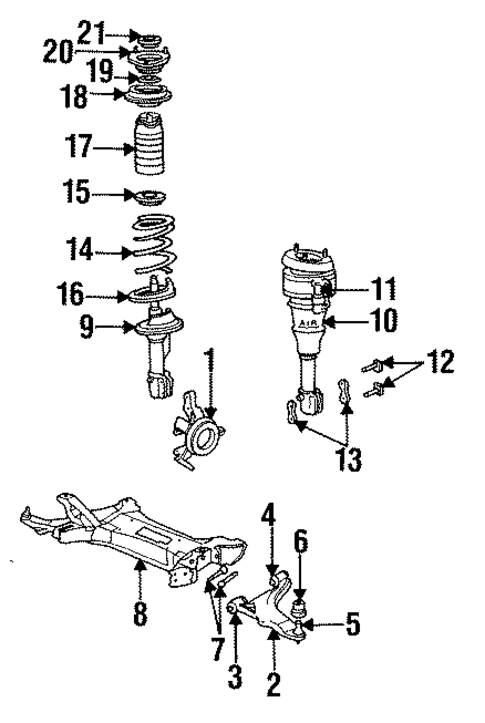 Suspension Components for 1990 Chrysler Imperial #0
