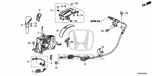 Select Lever for 2014 Honda Accord #0