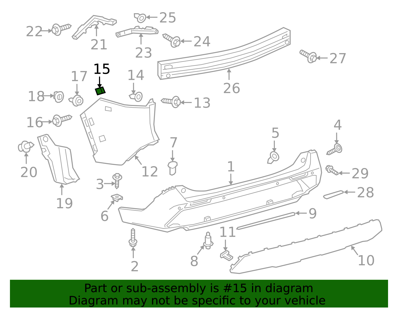 2019-2025 Toyota Side Panel Pad 52462-42030 | Toyota Parts