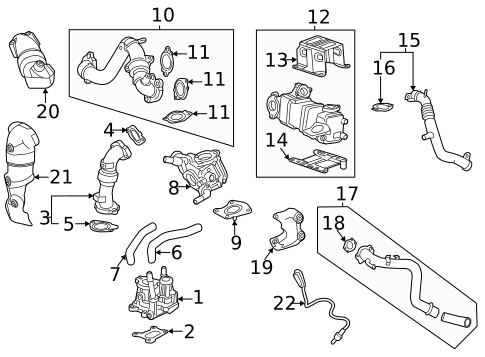 EGR System for 2025 GMC Sierra 2500 HD #0