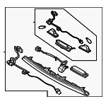 92409M7300 - : License Lmp Assembly for Kia: Forte Image