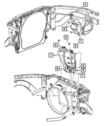 55056493AB - Cooling: Coolant Recovery Bottle for Mopar Image