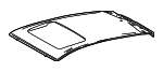 6311147070 - Body: Roof Panel for Toyota: Prius, Prius AWD-e, Prius Prime Image