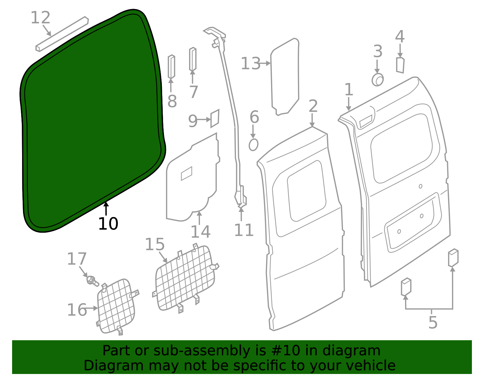 90830-3LM0D | Nissan Weatherstrip-Back Door - Genuine OEM | 908303LM0D ...