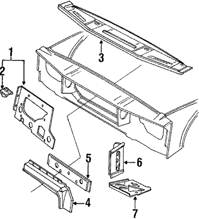 CAP678 - Cooling System: Side Baffle for Jaguar Image