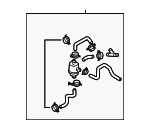 8E0121030A - Cooling System: Water Hose Assembly for Audi Image