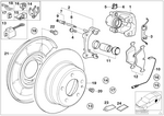 34211159963 - Brakes: Clip for BMW Image