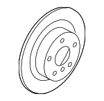 34206891087 - Brakes: Rotor for BMW Image