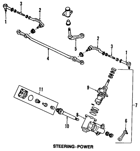 Steering Linkage for 1989 Mazda B2200 #2