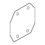 51127425457 - Body: Impact Bar Gasket for BMW: X5, X6, X7, XM Image