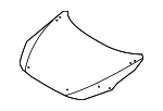 53301WB002 - : Hood for Scion: iA | Toyota: Yaris, Yaris iA Image