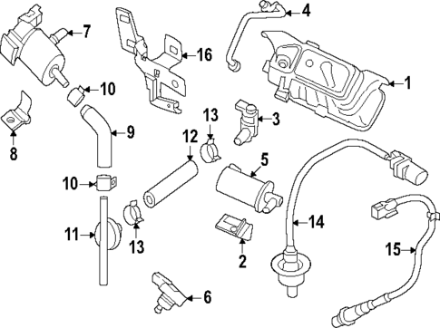 Emission System for 2025 Genesis G70 #0