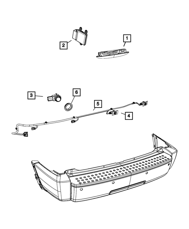 56040696AE - Electrical: Parking Assist Module for Mopar Image