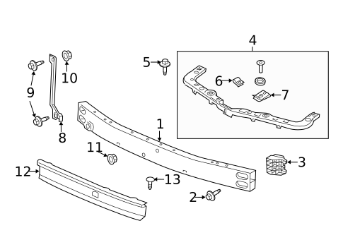 Evan-Fischer Front Lower Bumper Trim Step Pad For GMC Terrain (2018-2021) - 84200477