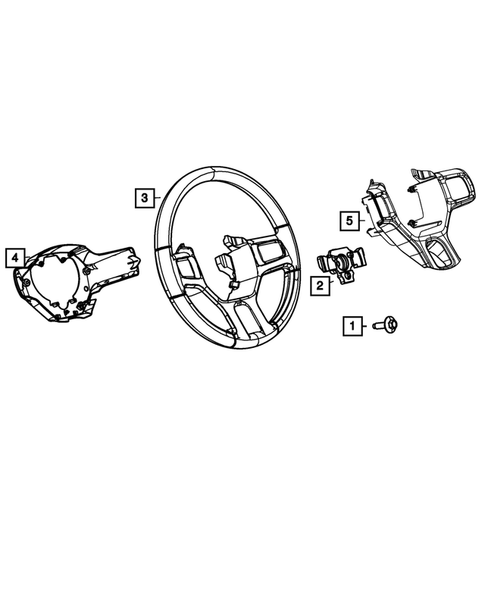 Steering Wheel for 2014 Ram 2500 #0
