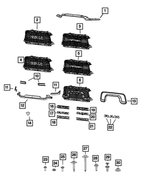 6NB03GXHAF - Exterior Ornamentation: Grille Applique for Mopar Image
