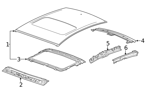 Roof & Components for 2016 Chevrolet Sonic #2