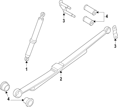 Rear Suspension for 2022 Ford Ranger #2