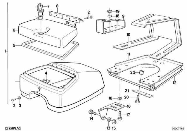 46541234539 - : Radio Telephone Box for BMW-Motorrad Image