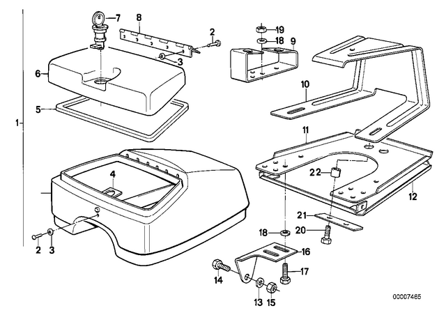 46541234539 - : Radio Telephone Box for BMW-Motorrad Image
