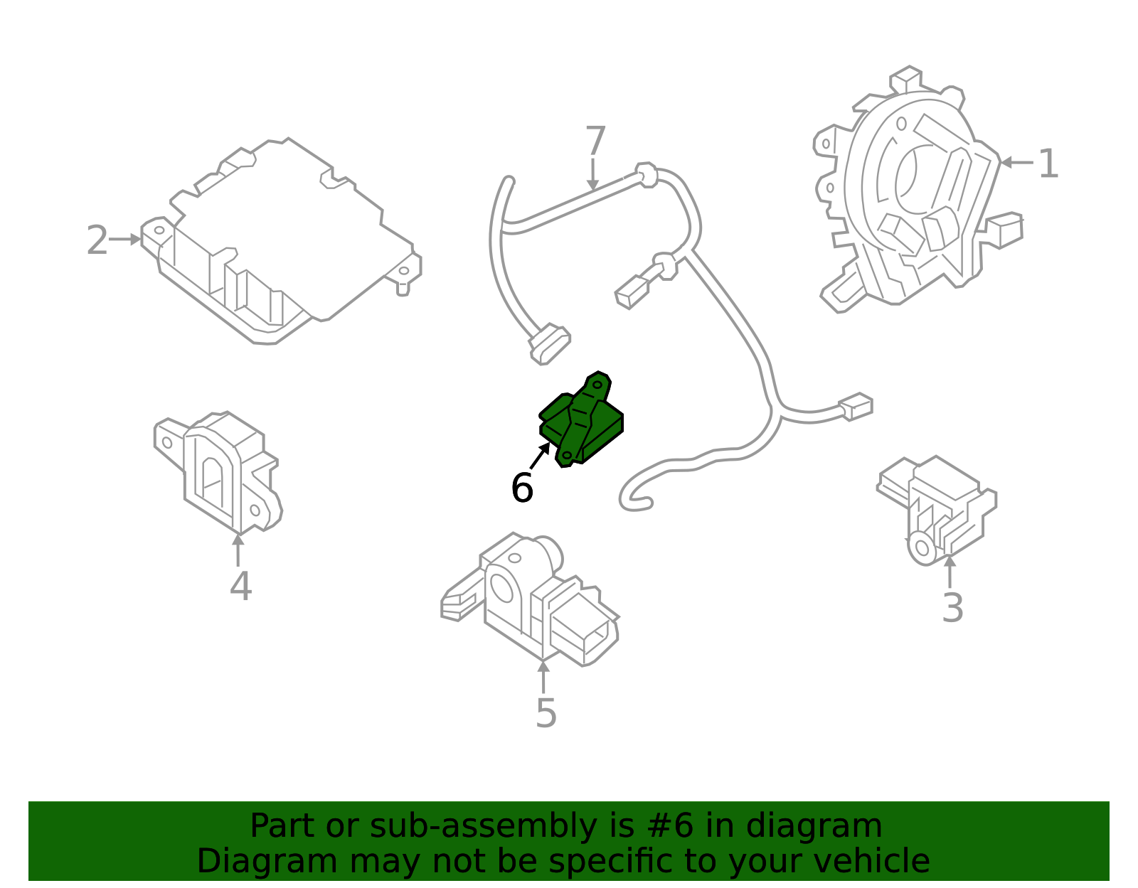 2018 Nissan Altima Occupant Sensor 98856-9HS0A | Parts for Nissans