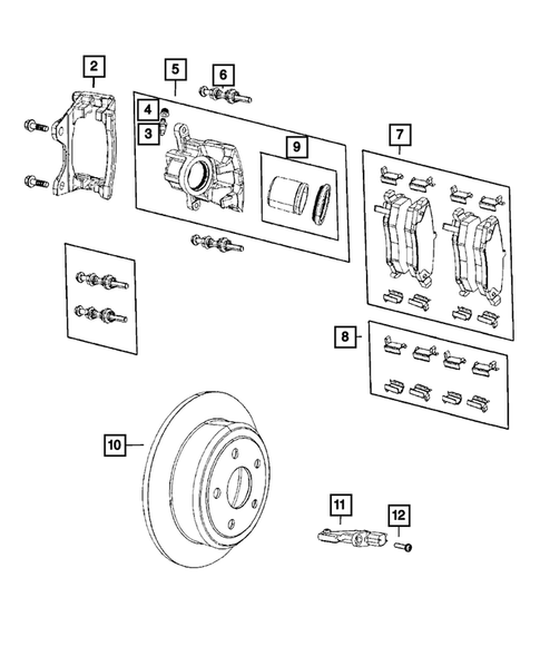 Rear Brakes for 2012 Jeep Liberty #0