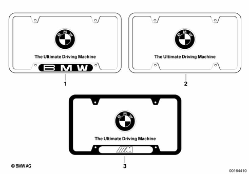 Exterior Trim Components for 1992 BMW 850Ci #2