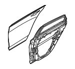 77004C1030 - Body: Door Shell for Hyundai Image