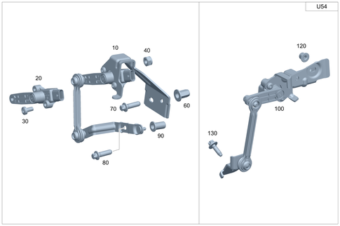Regulation of Dynamic Headlamp Range Control, Rear for 2022 Mercedes-Benz A 220 #0
