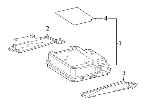 Battery for 2023 Lexus LS500 #1