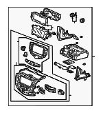 39050SDAA40ZB - : Center Module Assembly for Honda: Accord Image