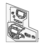 39183SDAL41 - Body: Control Panel for Honda: Accord Image