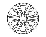 D0C006JG0A - : 2020-2024 Nissan Armada - Wheel, Alloy for Nissan: Armada Image