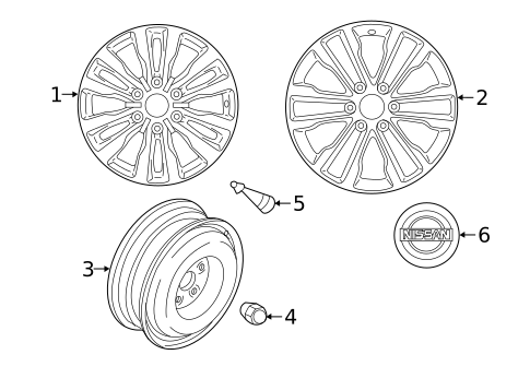Wheels for 2022 Nissan Armada #0