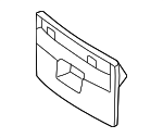 1928850200 - Body: License Bracket for Mercedes-Benz Image