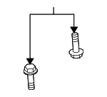 C2C22720 - Fuel System: Fuel Tank Bolt for Jaguar Image