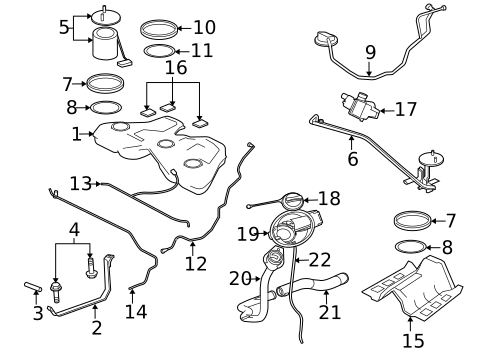 Fuel System Components for 2021 Jaguar XF #9