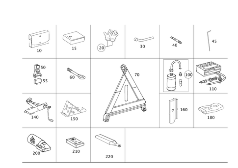 Tools and Accessories for 2004 Mercedes-Benz C240 #0