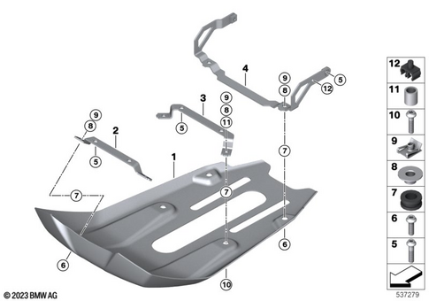 Engine, Ancillary Guard Components for 2022 BMW-Motorrad R 1300 GS #1