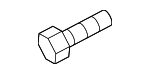 9CD600620 - Body: License Bracket Screw for Mazda Image