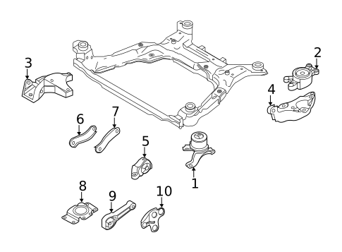 Engine & Trans Mounting for 2016 Volvo S60 #0