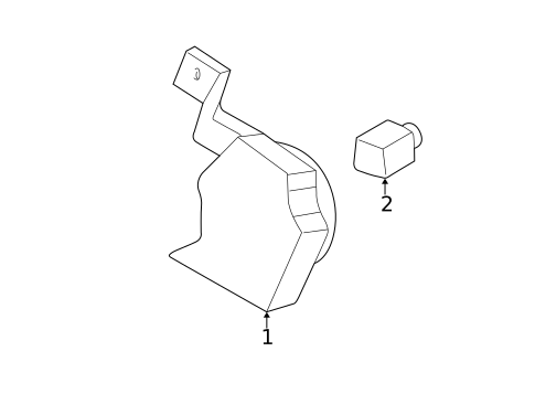 Horn for 2007 Buick Rainier #0