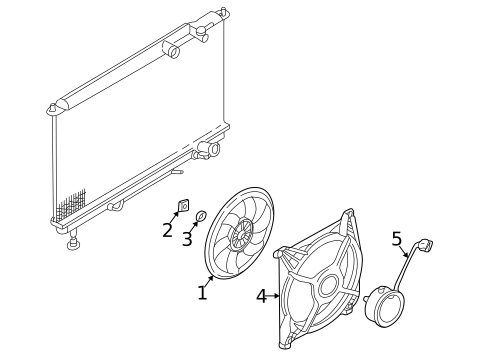 Cooling Fan for 2001 Hyundai Sonata #0