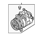 64509180550 - HVAC: Compressor for BMW: 650i, M3, M5, M6 Image