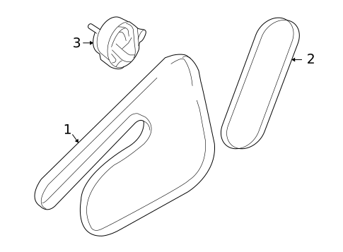 Belts & Pulleys for 2009 Pontiac G3 #0