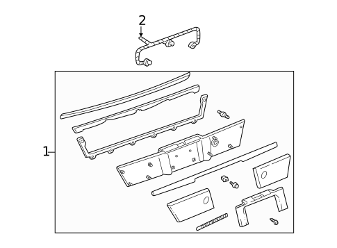 Rear Reflector for 2010 Ford Crown Victoria #0