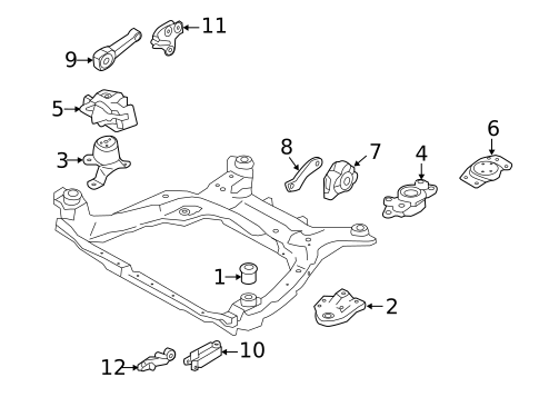 Engine & Trans Mounting for 2015 Volvo S80 #0