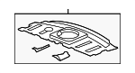 25719291 - Body: Pkg Tray Panel for Cadillac: STS Image