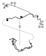 6509097AA - Brakes: Brake Tube Clip for Mopar Image